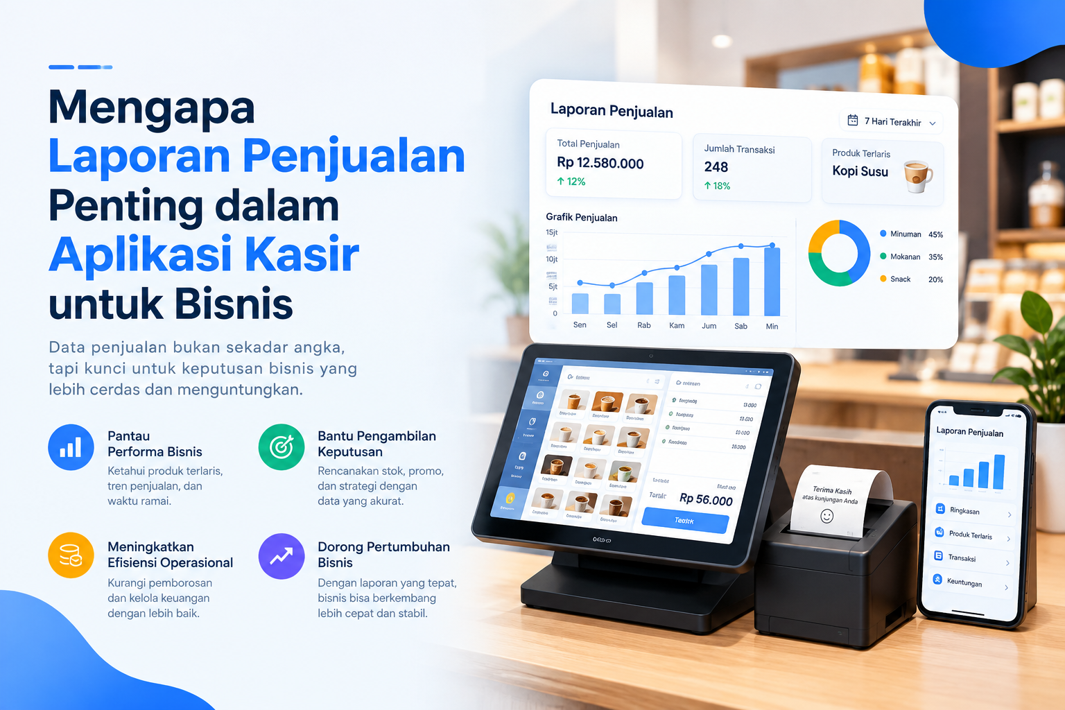 Mengapa Laporan Penjualan Penting dalam Aplikasi Kasir untuk Bisnis