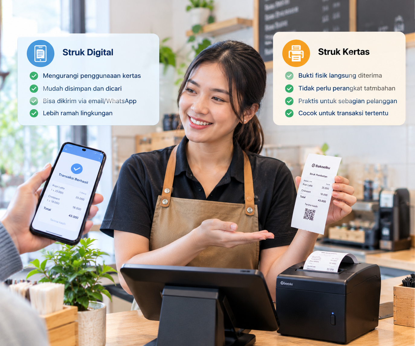 Struk Digital vs Struk Kertas, Mana yang Lebih Efisien?