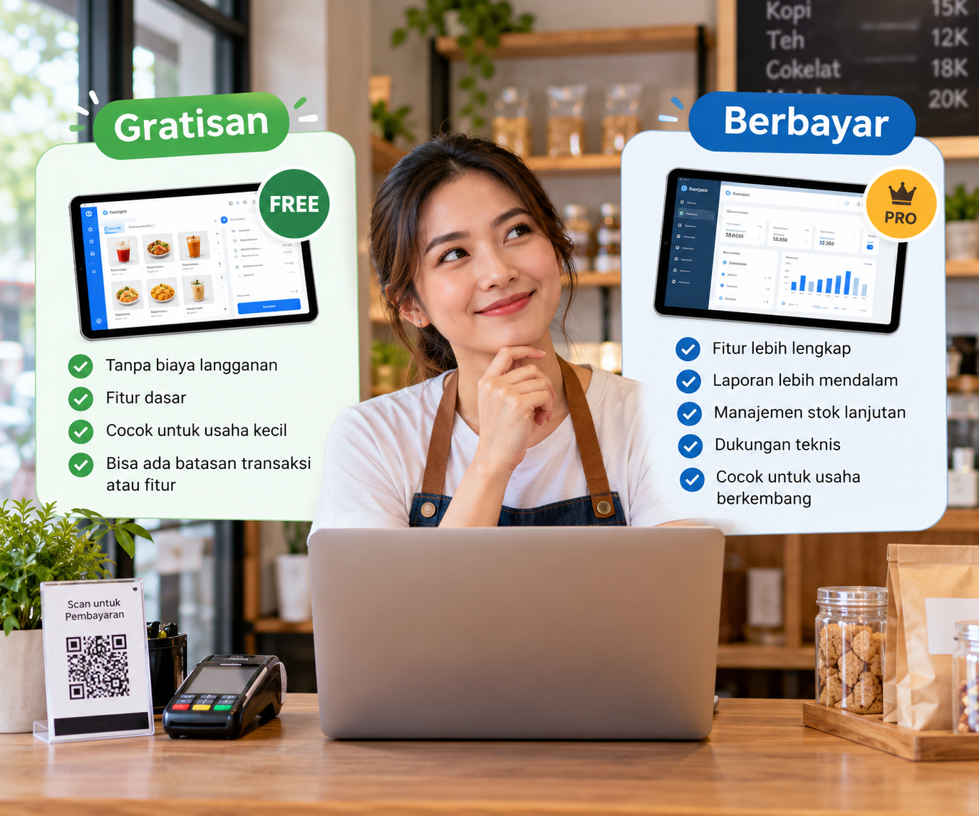 Aplikasi Kasir Gratisan vs Berbayar, Apa Saja Bedanya?