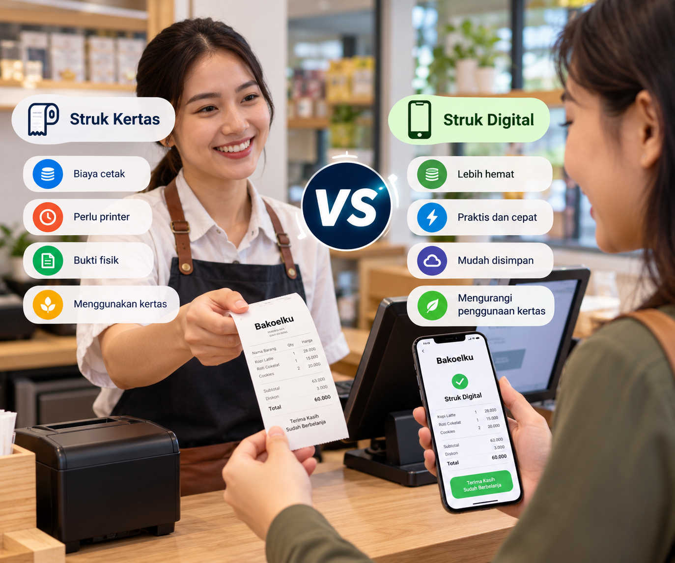 Struk Digital vs Struk Kertas: Mana Lebih Efisien?